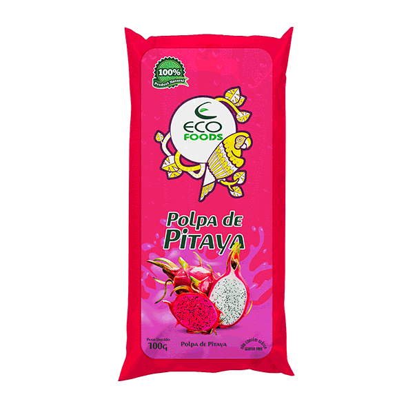 Polpa de Pitaya congelada 100g 